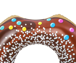 Dětský velký nafukovací kruh Bestway DONUT 107cm brown
