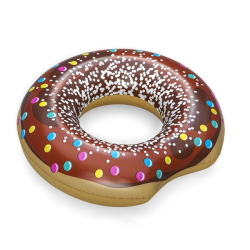 Dětský velký nafukovací kruh Bestway DONUT 107cm brown