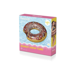 Dětský velký nafukovací kruh Bestway DONUT 107cm brown