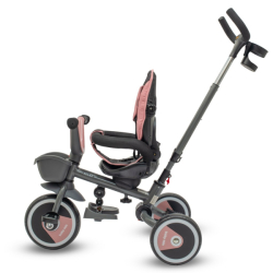 Dětská tříkolka Baby Mix 5v1 RELAX 365° růžová