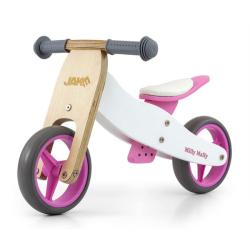 Dětské multifunkční odrážedlo kolo 2v1 Milly Mally JAKE Classic Pink