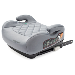 Autosedačka-podsedák BABY MIX HERO Plus ISOFIX I-SIZE grey