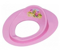 Sedátko dětské - adaptér na WC plast ŽELVA růžové