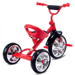 Dětská šlapací tříkolka - YORK červená - Toyz