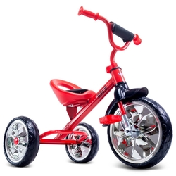 Dětská šlapací tříkolka - YORK červená - Toyz