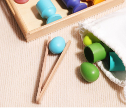 Dřevěná vkládačka vajíčka Montessori Baby Mix