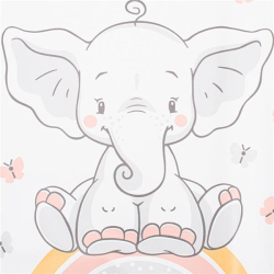 Přebalovací podložka měkká New Baby Elephant 49x70cm