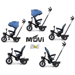Dětská tříkolka Milly Mally Movi denim