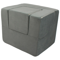 Dětské rozkládací křeslo-lenoška grey