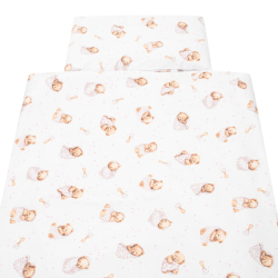 2-dílné ložní povlečení New Baby Sweet teddy bear 90/120 cm pink