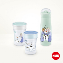 Dětský hrníček Mini Magic NUK 360° s víčkem Frozen Elsa 230 ml