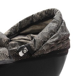 Luxusní dětský kočárek pro panenky New Baby COMFORT zlato černý