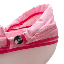 Luxusní dětský kočárek pro panenky New Baby COMFORT růžový