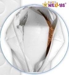 Baby Nellys Dětská matrace 120x60x10cm s Aloe de lux, kokos/pěna/pohanka