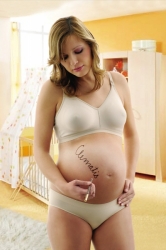 Kalhotky těhotenské - POD BŘÍŠKO béžové