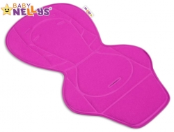 Vložka do kočárku i autosedačky - BABY NELLYS fuchsiová