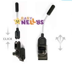 Slunečník, deštník  do kočárku Baby Nellys ® - červený