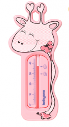 Teploměr do vaničky - ŽIRAFKA růžová - BabyOno