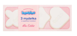 Mýdlo dětské sada 3ks - BAMBINO růžová - Nivea 