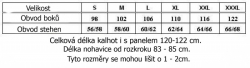 Be MaaMaa Bavlněné, těhotenské kalhoty s regulovatelným pásem - tm. modré, vel. XXXL