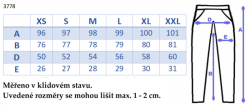 Be MaaMaa Moderní těhotenské tepláky s odnimatelným pásem - černé, vel. XXL