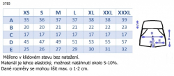 Be MaaMaa Těhotenské kraťasy s elastickým pásem - sv. modré, vel. XXXL