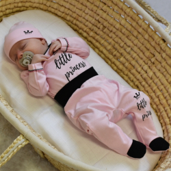 Kojenecké polodupačky, růžové Little Princess