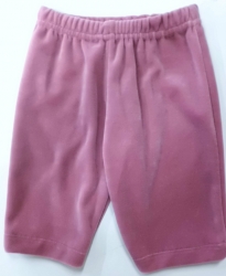 Kalhoty kojenecké samet VÍNOVÉ 