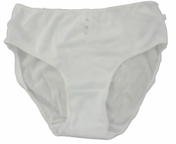 Dívčí spodní prádlo - KALHOTKY TŘI KAMÍNKY bílé 
