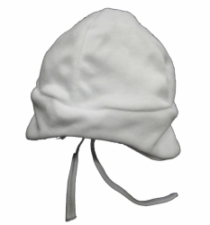 Čepice kojenecká zavazovací bavlna - KLASIK bílá 