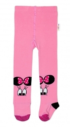 Punčocháče dětské bavlna - MINNIE růžové 