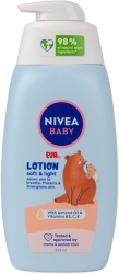 Dětské hydratační tělové mléko - NIVEA BABY Soft & light - výhodné balení 2x500ml