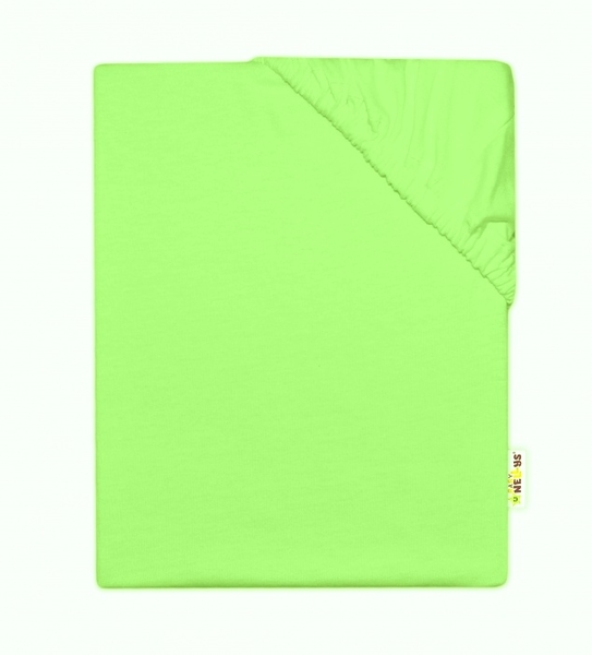 Prostěradlo dětské bavlna - NELLYS zelené pistácie - 120x60cm