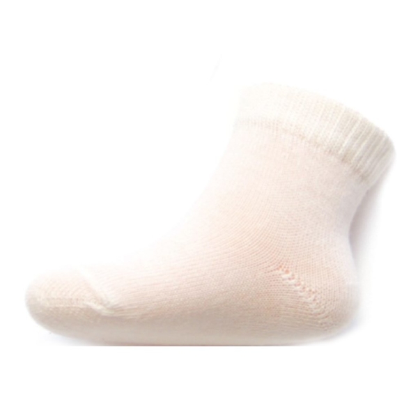 Kojenecké bavlněné ponožky New Baby bílé Velikost 56 (0-3m)