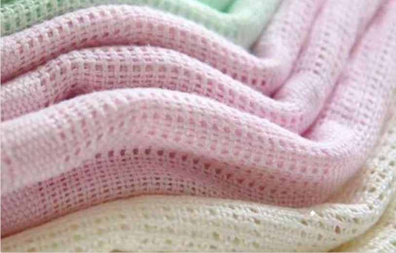 Dětská deka bavlna - HÁČKOVÁ bílá - Lorelli