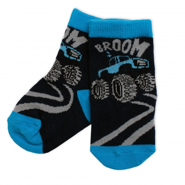 Dětské bavlněné ponožky Track - granát Velikost koj. oblečení 15