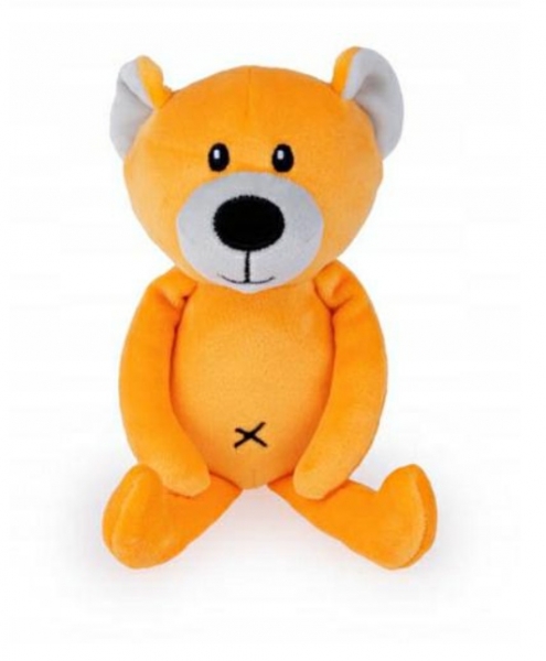 Dětská plyšová hračka/mazlíček Medvídek 19 cm, oranžový
