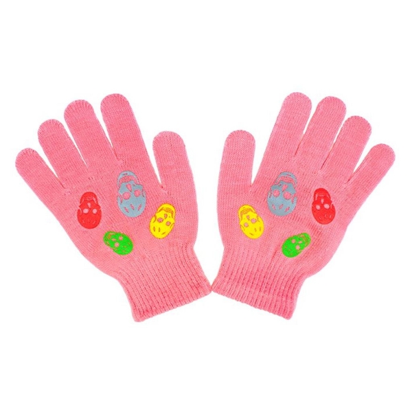 Dětské zimní rukavičky New Baby Girl světle růžové Velikost 122