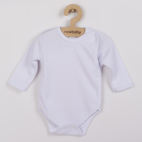 Kojenecké body celorozepínací New Baby Classic bílé Velikost 56