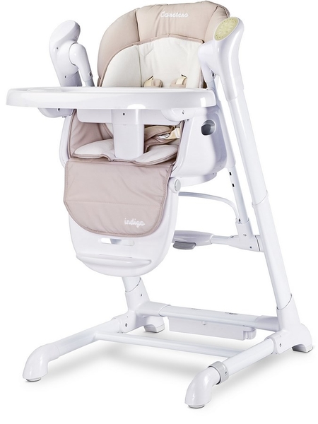 Dětská jídelní židlička 2v1 Caretero Indigo beige