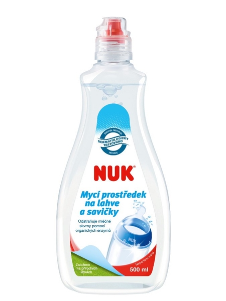 Mycí prostředek na kojenecké lahve a savičky - NUK - 500ml