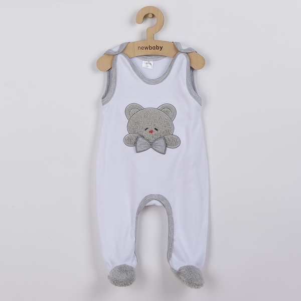 Luxusní kojenecké dupačky New Baby Honey Bear s 3D aplikací Veli