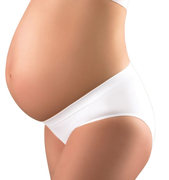 Těhotenské kalhotky bílé, vel. S, BabyOno Velikosti těh. moda S