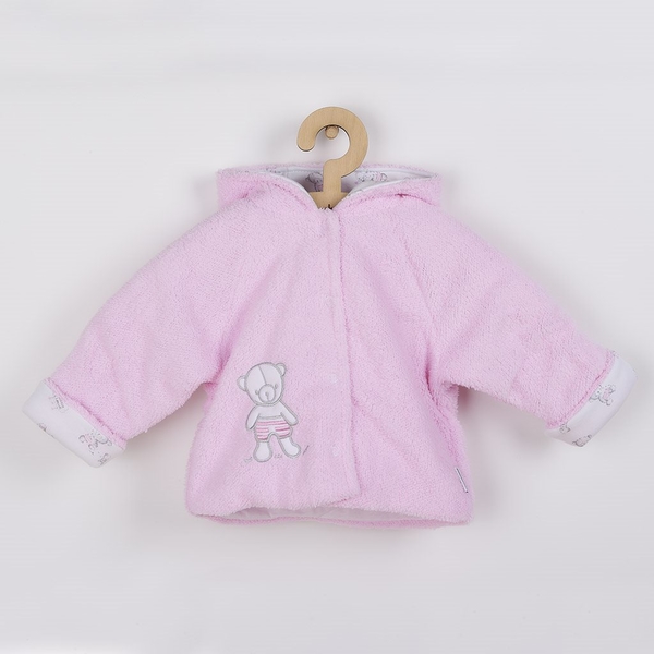 Zimní kabátek New Baby Nice Bear růžový Velikost 86 (12-18m)
