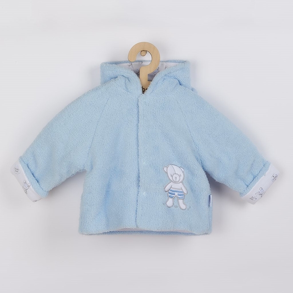 Zimní kabátek New Baby Nice Bear modrý Velikost 62 (3-6m)