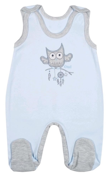 Dupačky kojenecké bavlna - SOVIČKA modré 