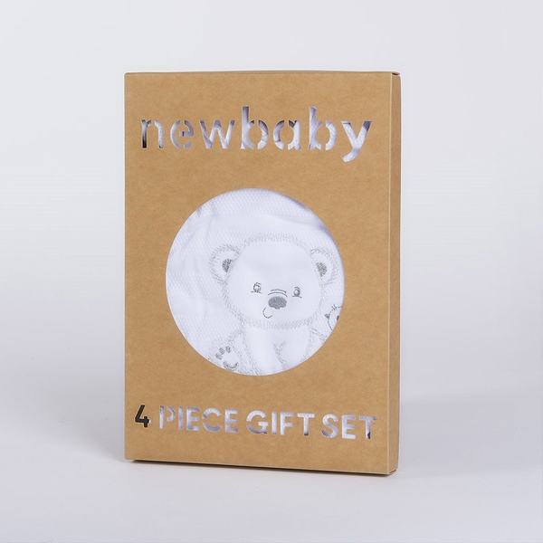 Kojenecká soupravička do porodnice New Baby Sweet Bear bílá Veli