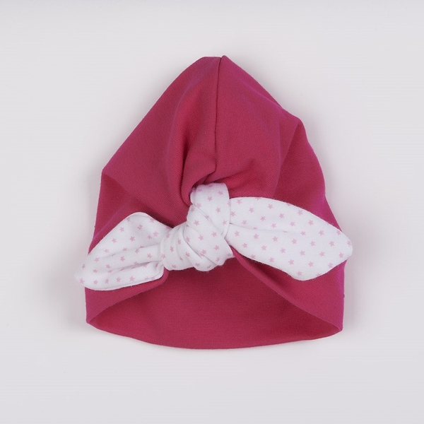 Dívčí čepička turban New Baby For Girls dots Velikost 74 (6-9m)