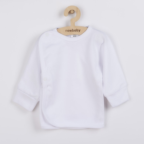 Kojenecká košilka s bočním zapínáním New Baby bílá Velikost 62 (