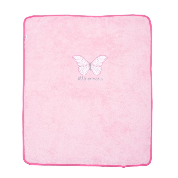 Dětská deka chlupáčková - LITTLE PRINCESS růžová - NewBaby 